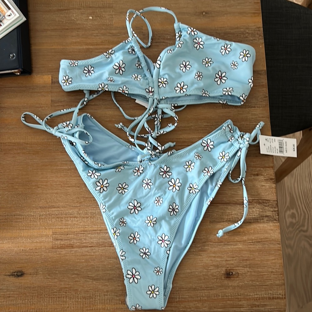Blue Pacsun bikini size medium